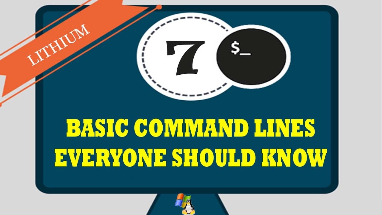 7 Command Lines Everyone Should Know - YouTube