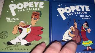 Unboxing Popeye The 1940S Vol 1 And 3 Blu-Ray
