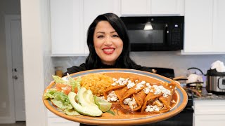 How to make The BEST EASY Authentic Mexican Enchiladas Rojas Recipe | Views on the road Enchiladas