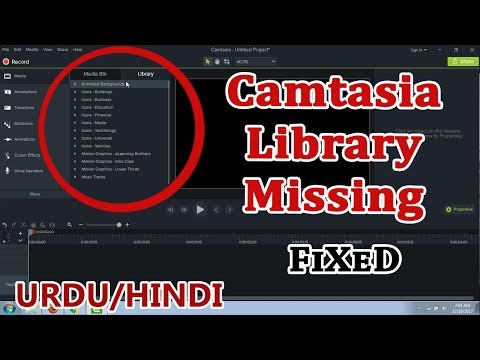 How To Recover Camtasia Missing Library Assets Project