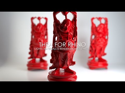 Thea For Rhino: Lights, Materials & Render Engines - Part 1/3