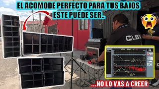ESTO PASA con EL GRAVE😱CUANDO ACUESTAS los SUBS en EL SONIDO SEGÚN SMAART🔈