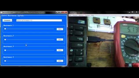 Resistencias digitales controladas desde aplicación Java y USB.mp4