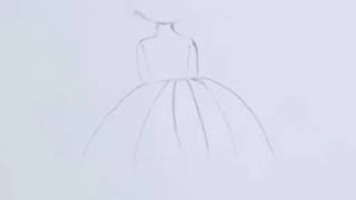 how to draw a girl /girl drawing/face drawing/bridal girl/hear sketch pencil/Art videos#myfirstshort