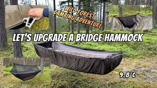 Wild Forest Hammock Camping & Some DIY Stuff For Bridge Hammock