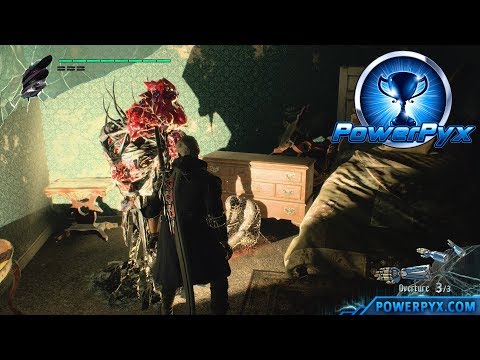 Devil May Cry 5 (DMC5) - Where the Red Orbs Grow Trophy / Achievement Guide (Mission 02)