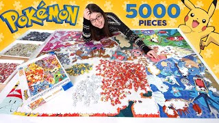 I attempted the 5000 Piece Pokémon puzzle 😳