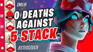 Going DEATHLESS against a World Cup 5 Stack | Overwatch 2 Season 9