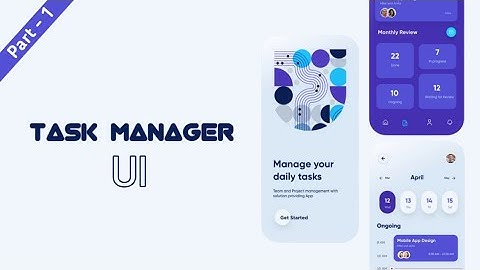 TaskManager Ui Ux Design In Niotron ll J Curve Software ll Kodular ll Niotron