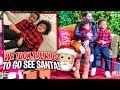 WE TOOK THE KIDS TO SEE SANTA & LEGEND WAS NAUGHTY 🤦🏽‍♀️🤦🏽‍♂️ (Vlogmas Day 14)