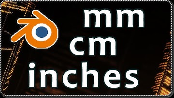 How to CHANGE MEASUREMENTS UNITS in Blender