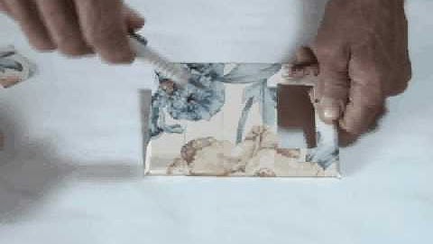 How to wallpaper a switch plate