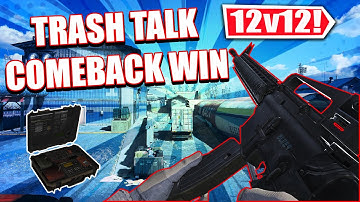 HILARIOUS ARGUMENTS! COD MODERN WARFARE! TOXIC TRASH TALK AND COMEBACK WIN ON 12V12 SEARCH! #GOMFSFB