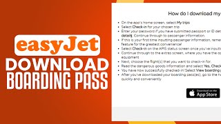 How To Download EasyJet Boarding Pass (2023) Simple Tutorial screenshot 2