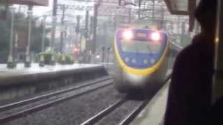 4027車次 EMU800微笑號 羅東站進站