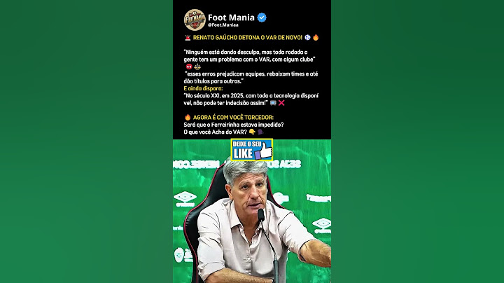 RENATO GAÚCHO DETONA O VAR! Ferreirinha Estava Impedido? #shorts