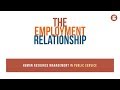 The Employment Relationship