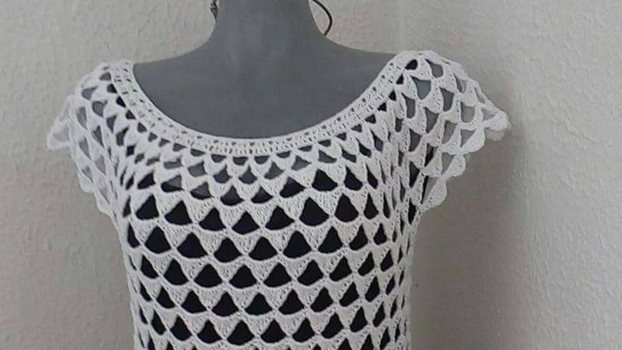 Blusa Camila en punto de ondas CROCHET