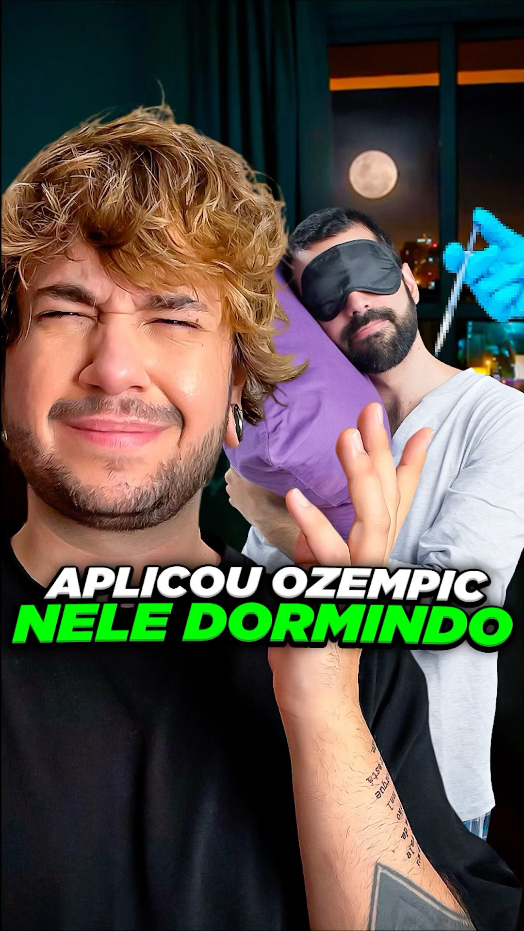aplicou ozempic dormindo #livedobrino #humor #MundinhoBrino