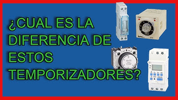 APRENDE A DIFERENCIAR LOS DIFERENTES TIPOS DE TEMPORIZADORES