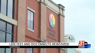 Huntsville Utilities warns of late fees, service cuts in January