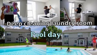 Day in the life | Deep Clean with me  & Pool  Day!