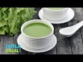 Low Cal Spinach Soup by Tarla Dalal