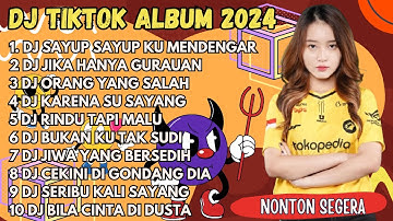 DJ TIKTOK LAGU VIRAL | DJ SAYUP SAYUP KU MENDENGAR TIKTOK - DJ BERPISAH DI UJUNG JALAN FULL BASS