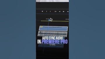 Auto Sync Audio in Premiere Pro Tutorial