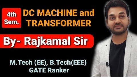 DC Machine and transformer I what is dc machine I Polytechnic student I 1st unit (4th semester)