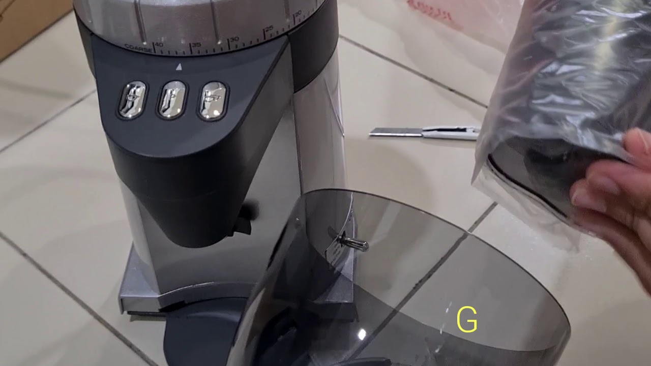 Unboxing coffee grinder WPM ZD-16