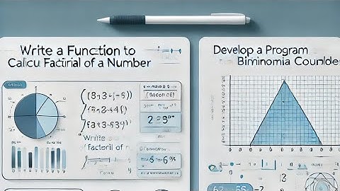 Introduction to Factorials and Binomial coefficient in Python Programming