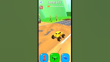 Shape-Shifting Race Gameplay Level-817 ! All Levels games Walkthrought #shorts #shapeshifting