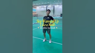 Badminton warm-up that actually works. Move better, stay injury-free. Watch till the end 👇🏼