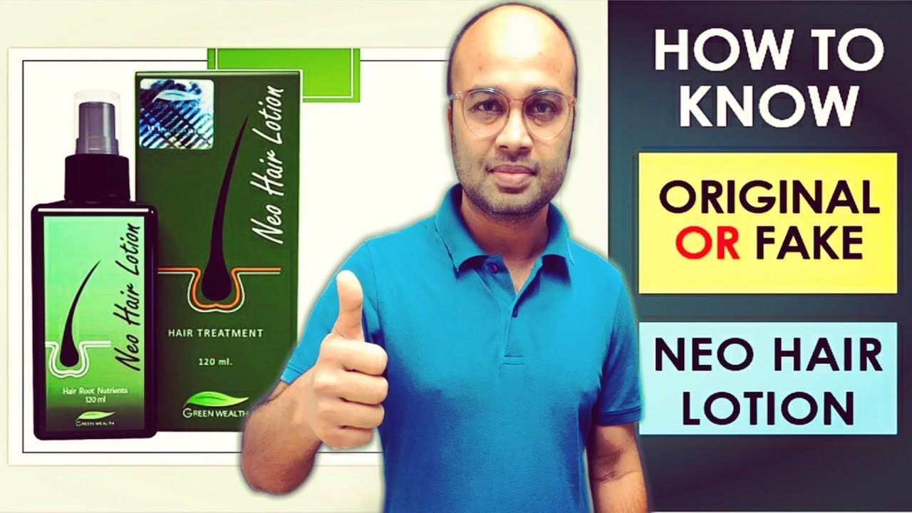 Neo Hair Lotion made in Thailand How to know it is original or fake
