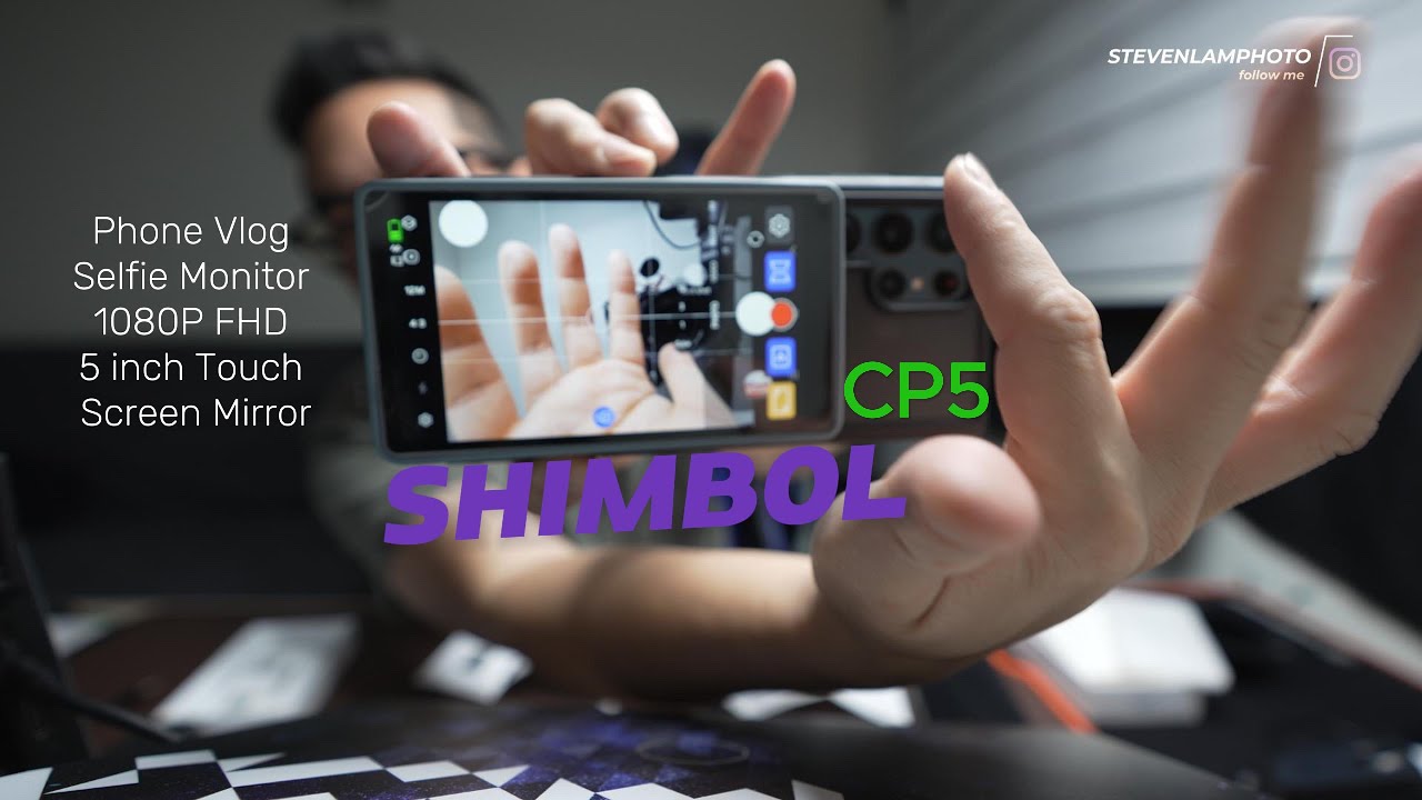 Écran SHIMBOL CP5 Lite Pour IPhone – Moniteur Selfie Vlogger 1080P