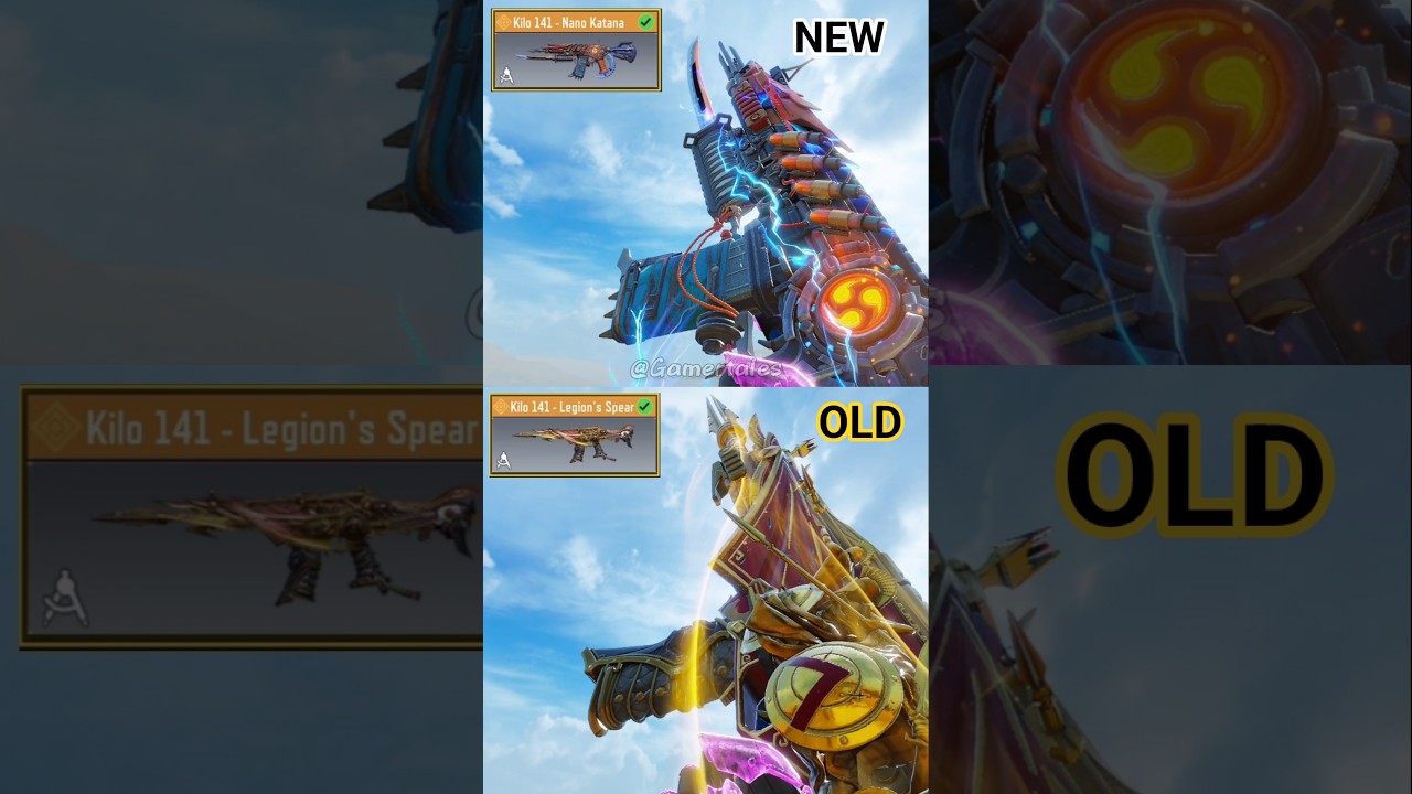 New Legendary Kilo 141 Nano Katana Vs Legion's Spear in CODM.. 💀 