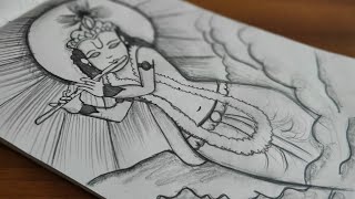 Krishna Drawing Pencil Krishna Drawing Pencil Easy Krishna Drawing Pencil Sketch Krishna Drawing