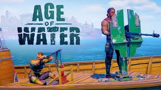Post-apocalyptic Gameplay on The Open Water | Age of Water Gameplay | Part 1