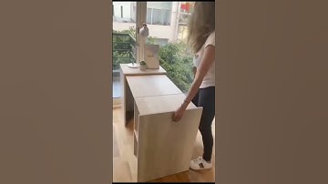 Portable Working desk for home and office. #studio7 #wardrop #woodworkingideas #toolrack