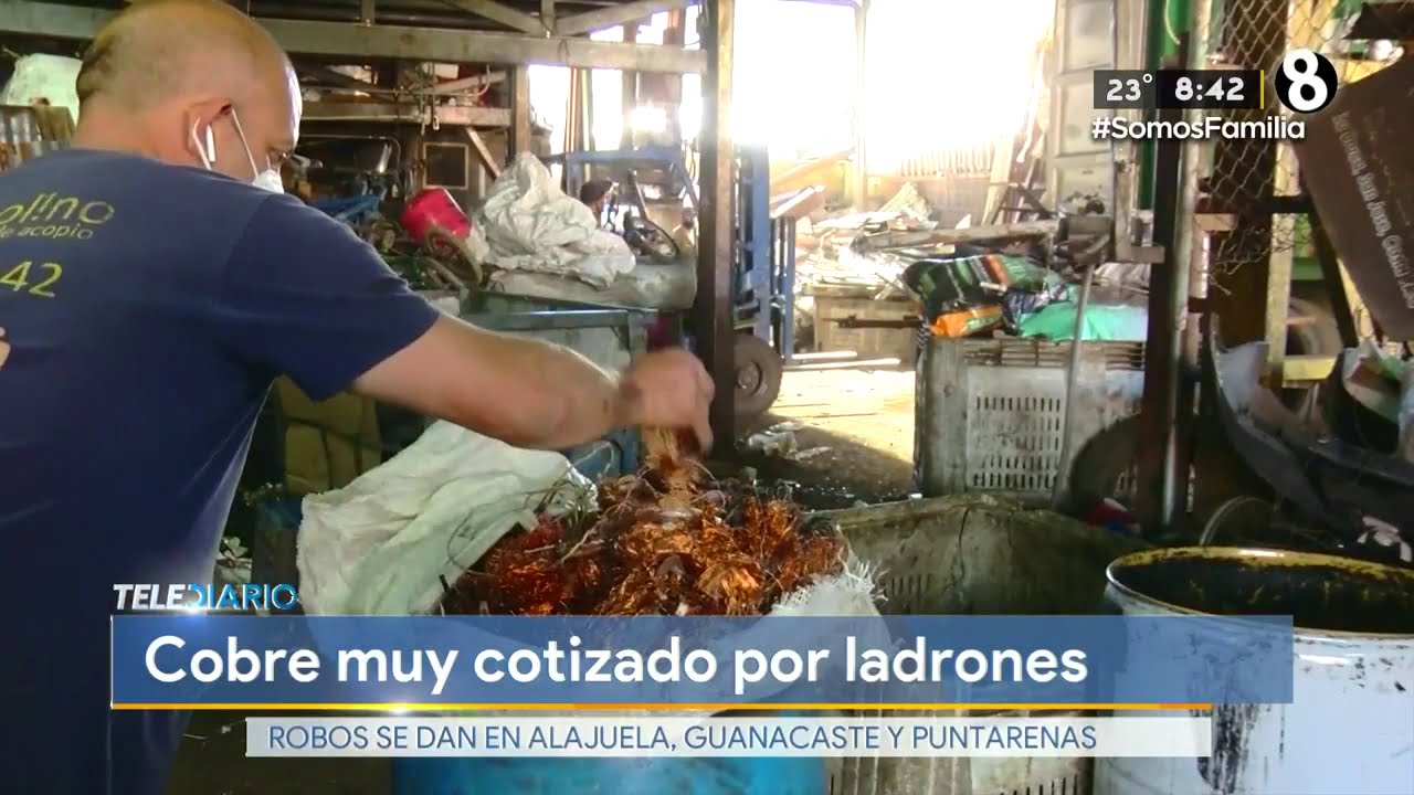 Roban cables para vender cobre: ¢4 mil el kilo - YouTube