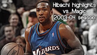 Gilbert Arenas season-high 40 points (NBA RS 2003/2004 - Washington Wizards vs. Orlando Magic)