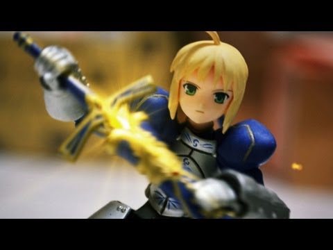 Gundam & Figma Stop Motion : Saber Lily FATE賽芭