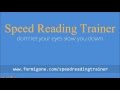 Speed Reading Trainer chrome extension