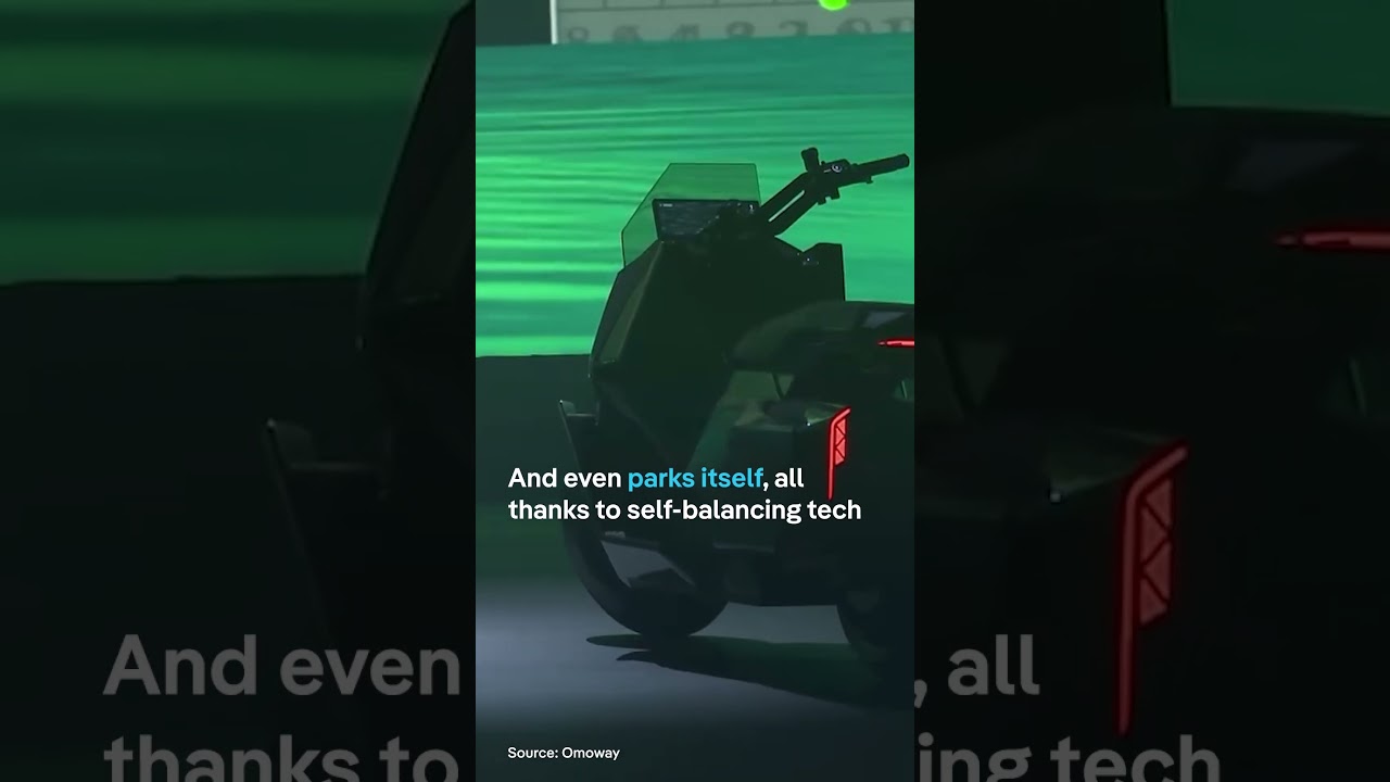 This bike can drive itself! 