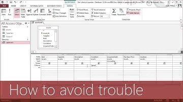 Training - Use query criteria in Access 2013  The basics tutorial - Video 1 of 4