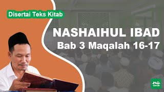 Ngaji Kitab Nashaihul Ibad # Bab 3 Maqalah 16-17 # Disertai Teks Kitab | Gus Baha Terbaru