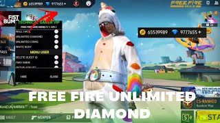 FREE FIRE NEW MOD APK || UNLIMITED DIAMOND HACK || FF MOD MENU APK 2025