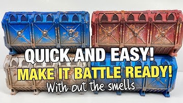 How to weather and rust efforts for terrain or miniature quick and easy!