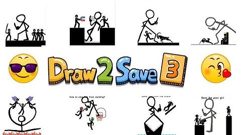 Draw 2 Save 3 - Gameplay Walkthrough Part -1 All Levels 1- 30 (Android,iOS) with funny drawings